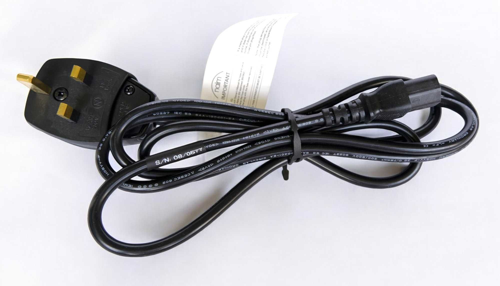 Kabel przewód zasilający UK Kema-Keur H05VV-F 3G 0,75mm2 brytyjski 10A