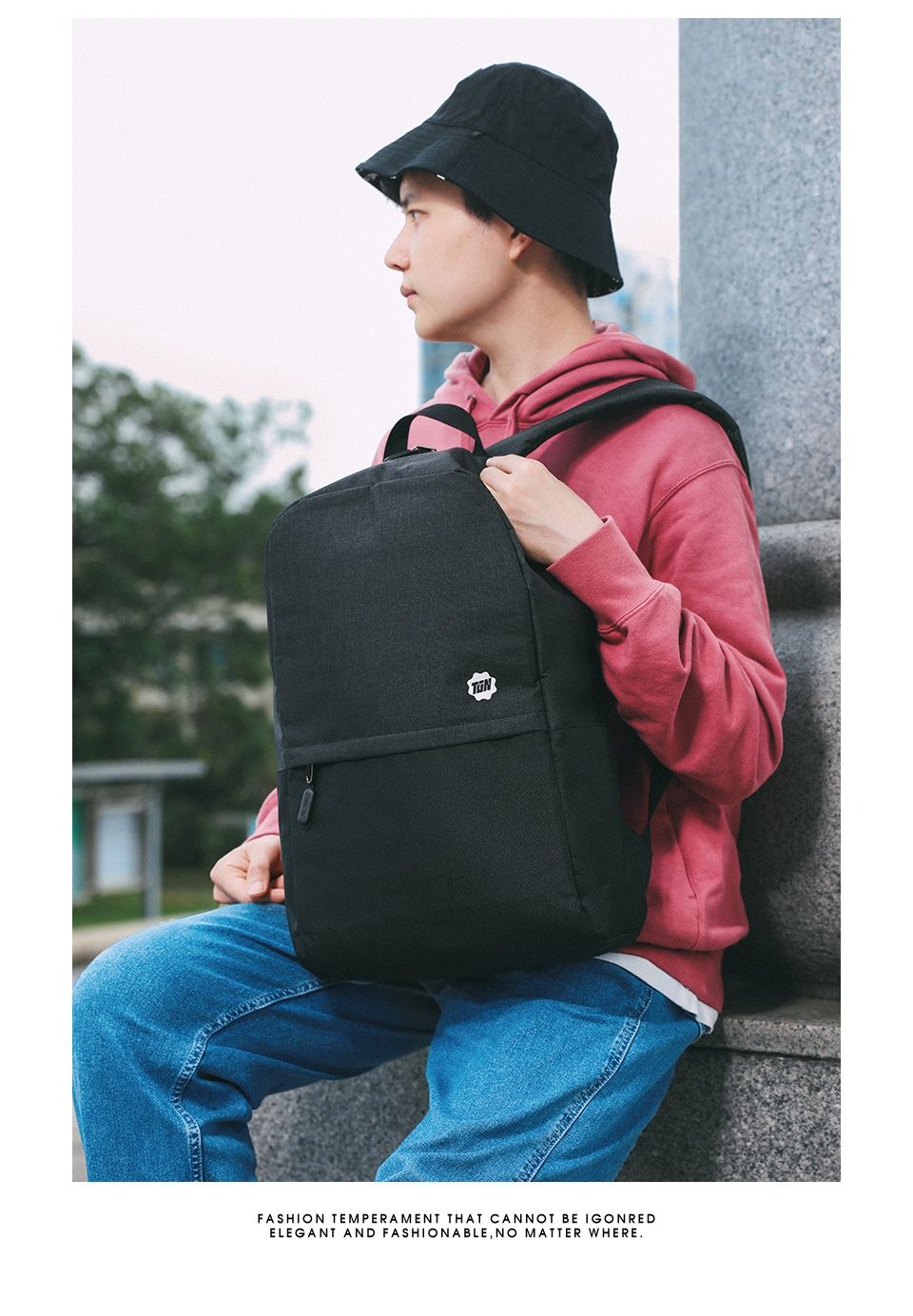 Рюкзак міський універсальний TIGERNU T-B9325 для ноутбука Об'єм 18л