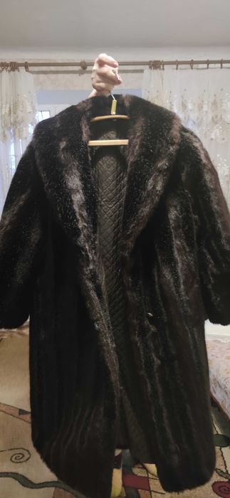 Шуба искусственная под норку