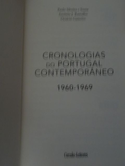 Cronologias do Portugal Contemporâneo - 5 Volumes