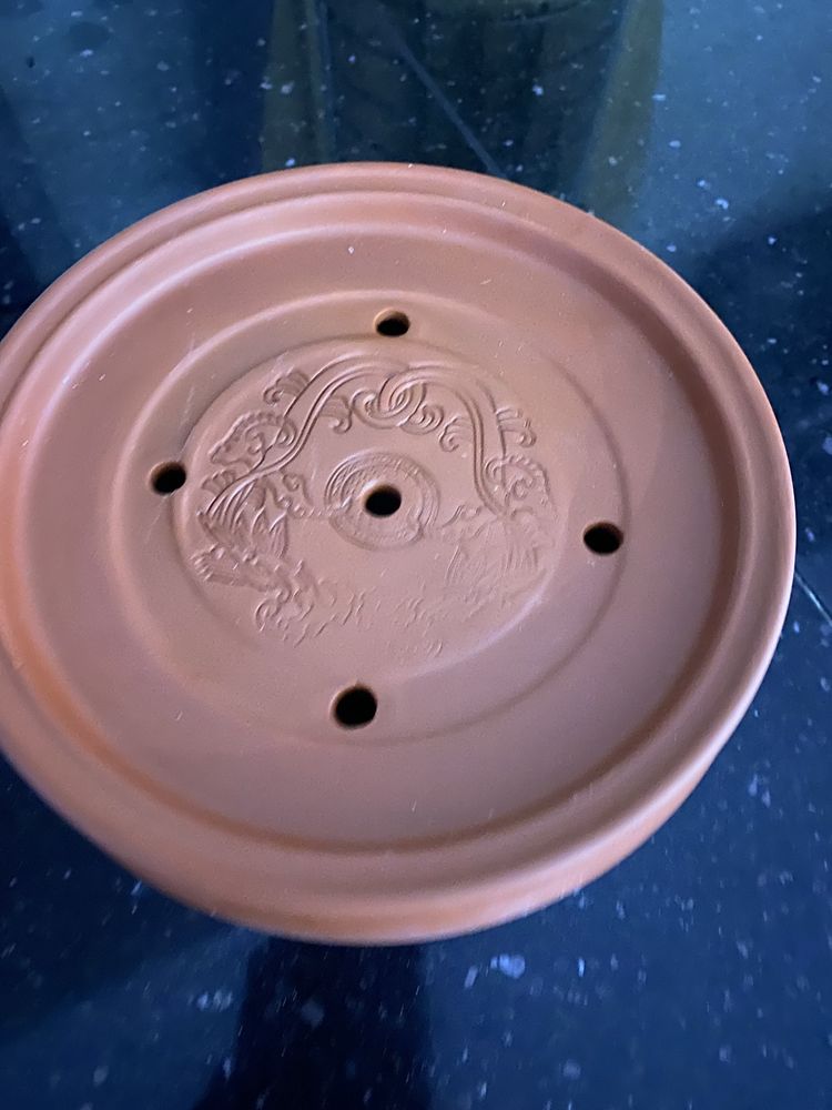 Bandeja de cha yixing redware
