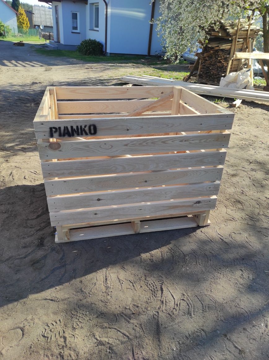 SOLIDNE Skrzyniopalety na Warzywa Sortownie palbox 120x100x90
