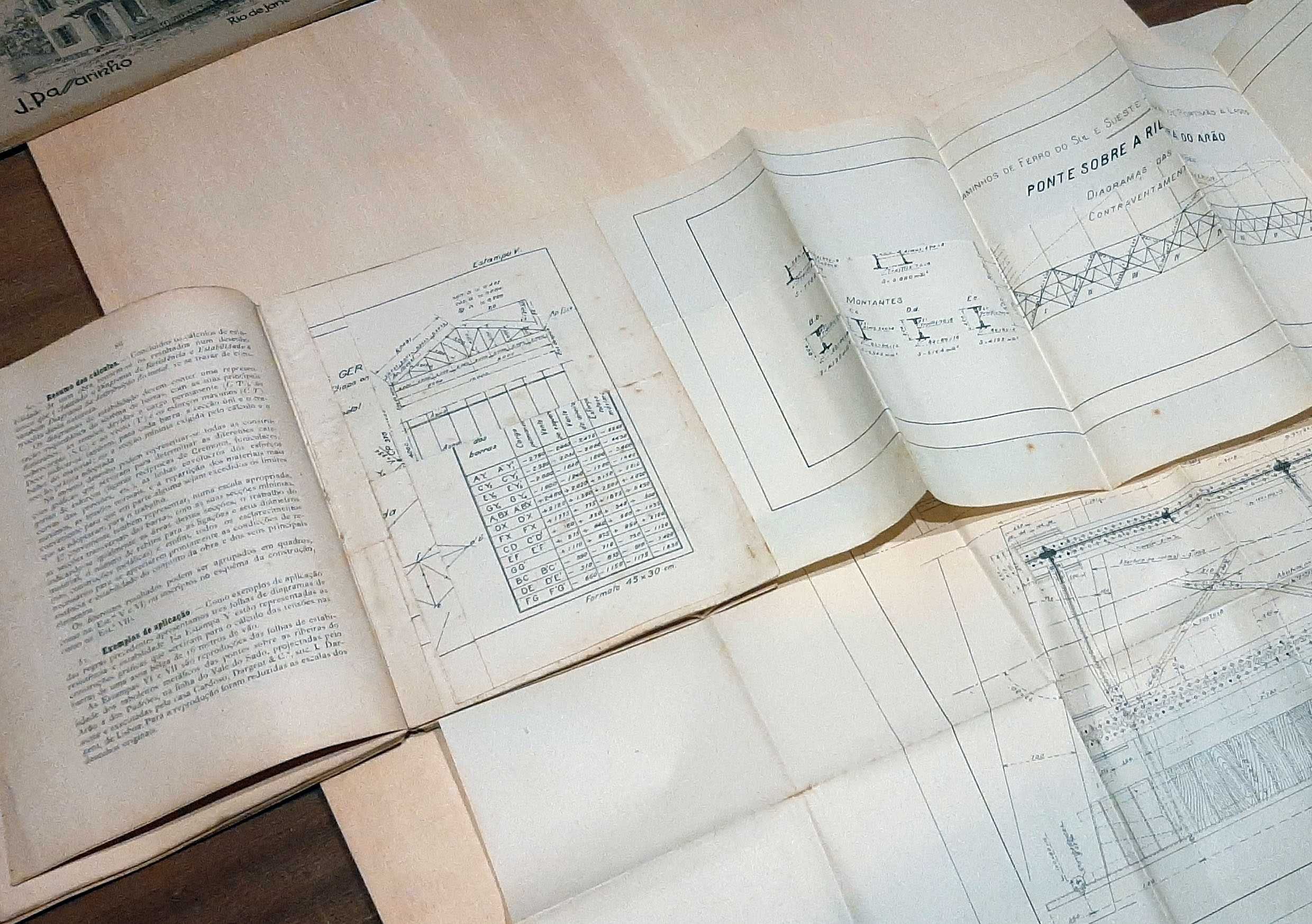 2 livros sobre arquitetura e construção anos de 1917/1942