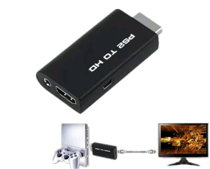 Adapter PS2 HDM TV Poprawia Jakość Obrazu Nowa Wysyłka OLX Gwarancja