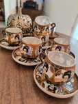 Conjunto de Café Japonês estilo Kutani