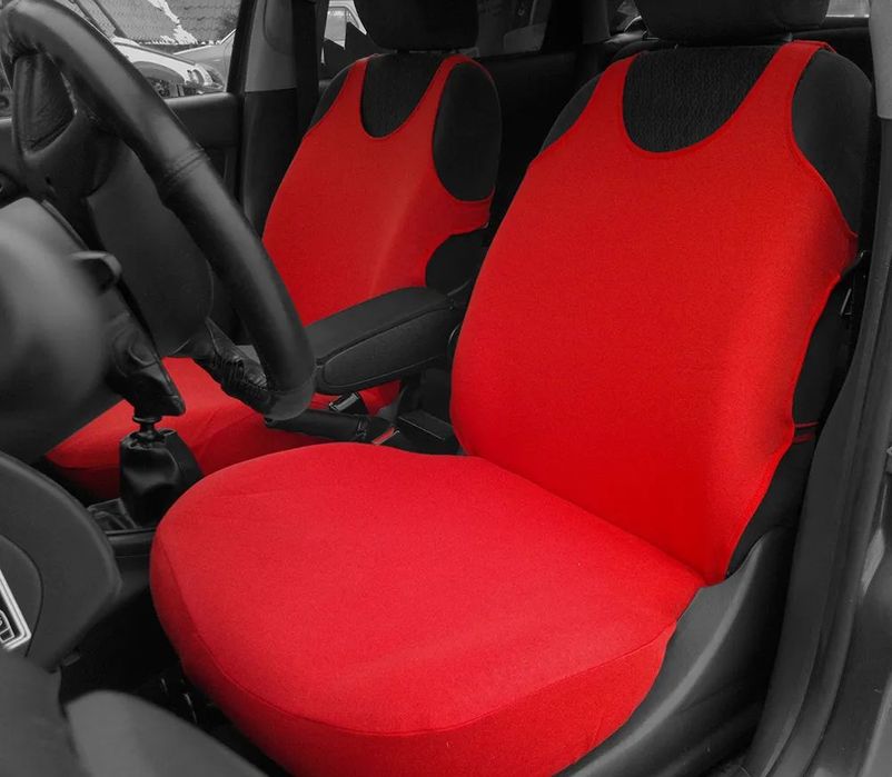 KOSZULKI NA FOTELE SAMOCHODOWE BAWEŁNIANE POKROWCE SAMOCHODOWE