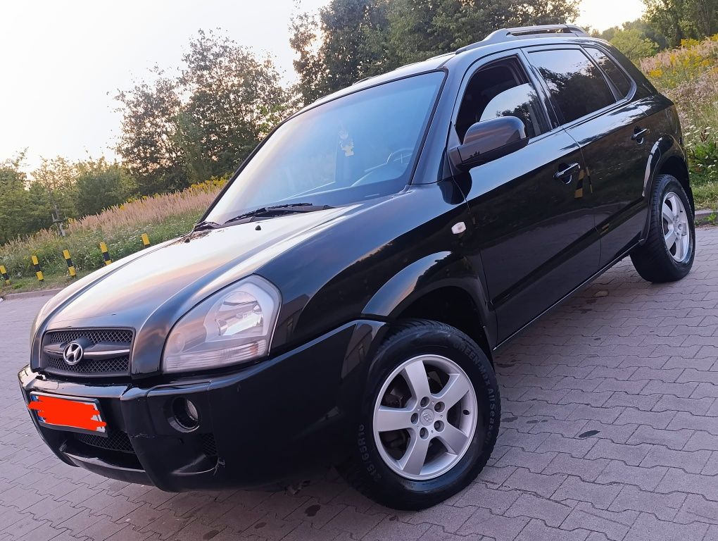 Hyundai Tucson*2007 Rok*2.0 B+G*Skóra*Klima Sprawna*Bez Rdzy*