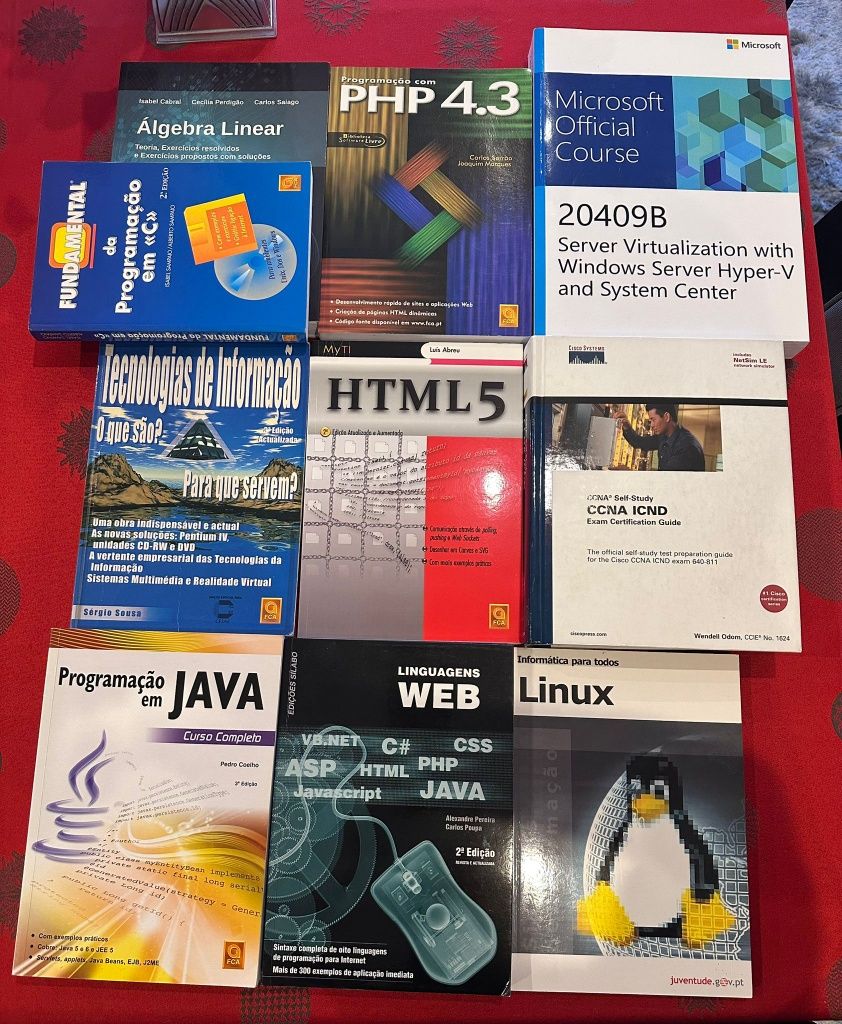 Vário livros de informática