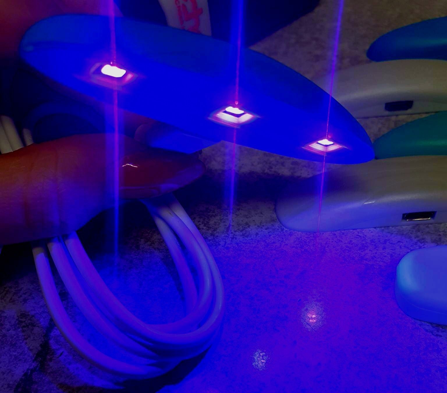 żarówka światełko lampka UV dioda 395nm microUSB światło latarka