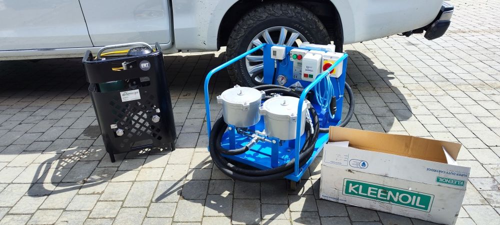 Filtracja oleju hydraulicznego, czyszczenie mobilne dojazd