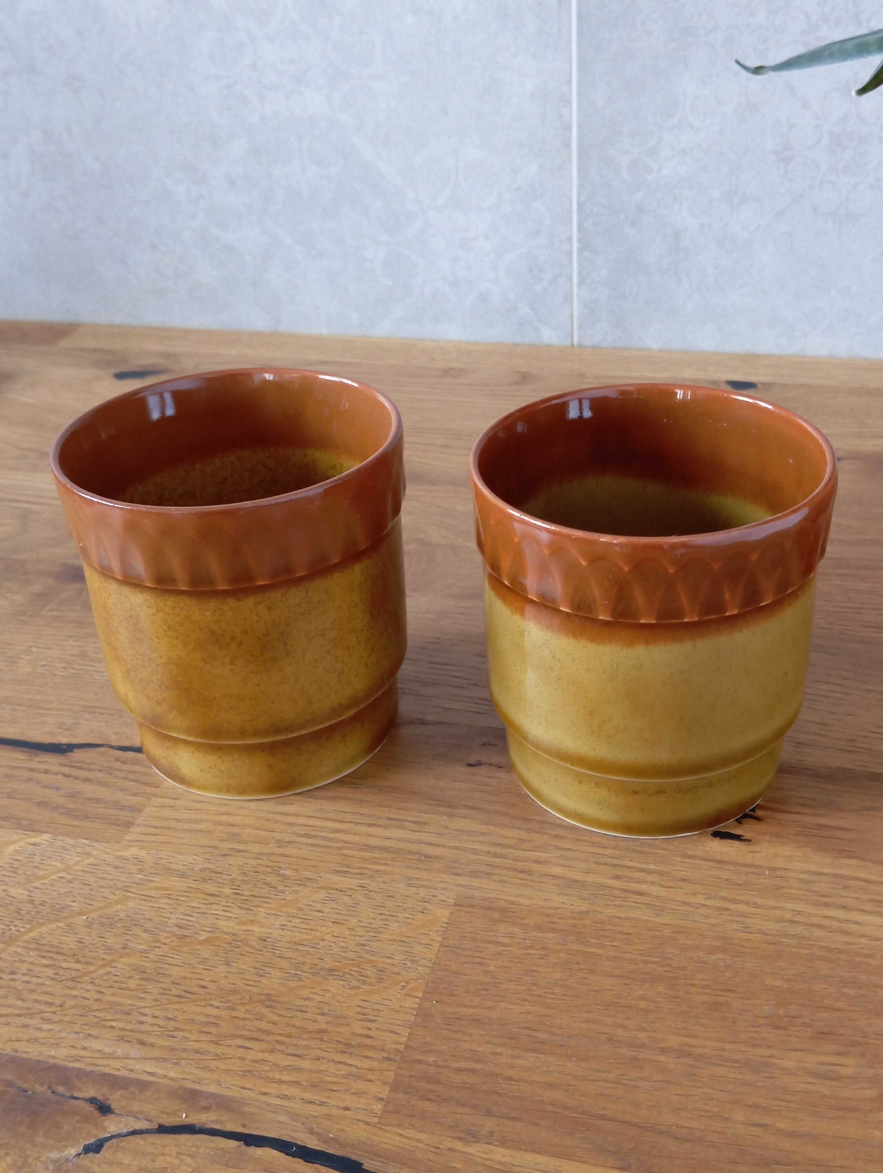 2 filiżanki do kakao Tułowice z lat 60 lub 70-tych PRL retro jak nowe