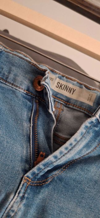 Calças Jeans Skinny Azuis