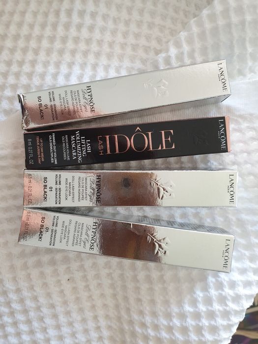 Nowe * głęboki czarny kolor, tusz do rzęs LANCOME , LAURA MERCIER