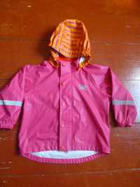 Różowa kurtka przeciwdeszczowa gumowana Vill 3 - 4 lata / 98 cm
