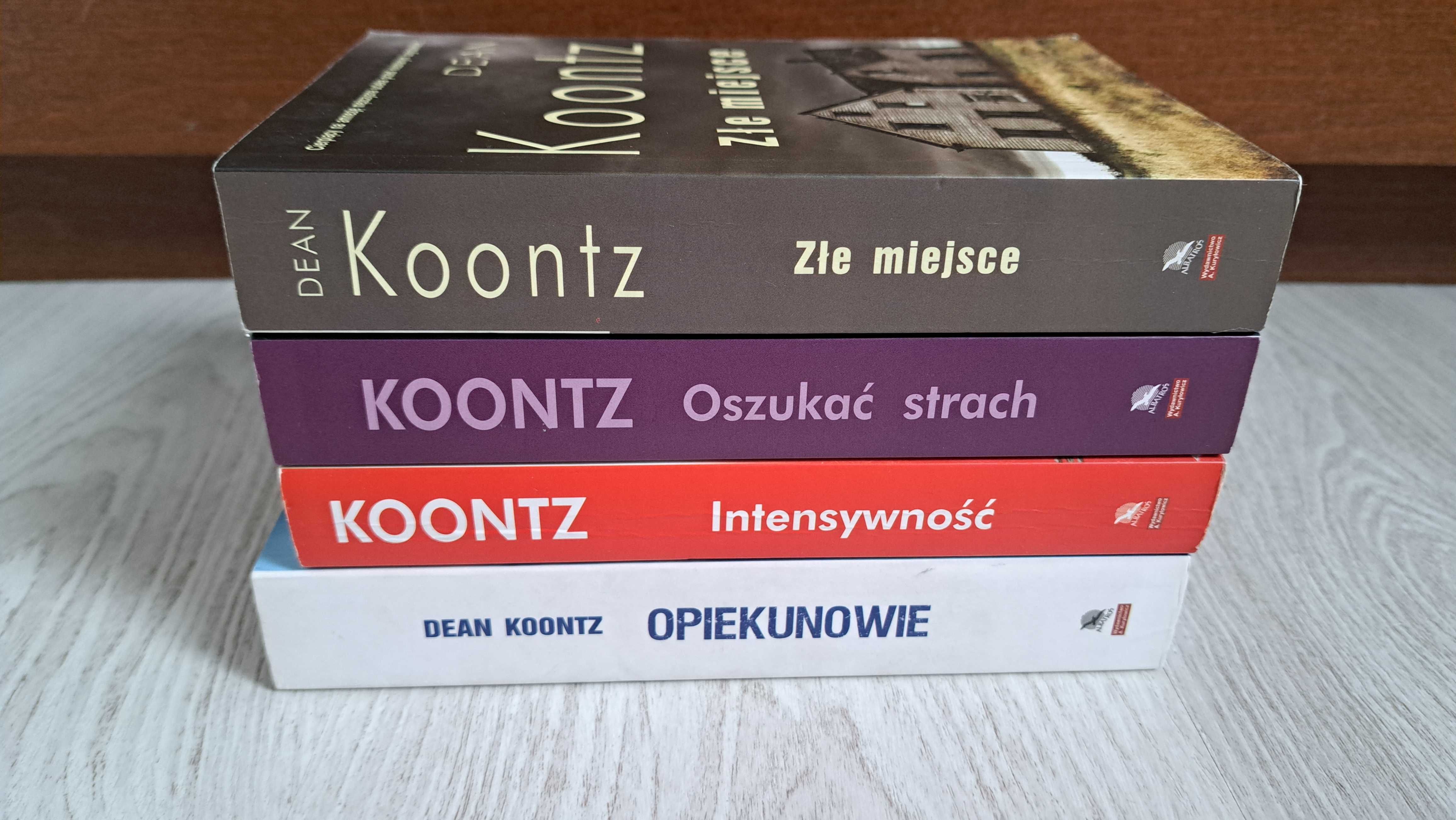 4x Dean Koontz Złe miejsce Opiekunowie Intensywność Oszukać