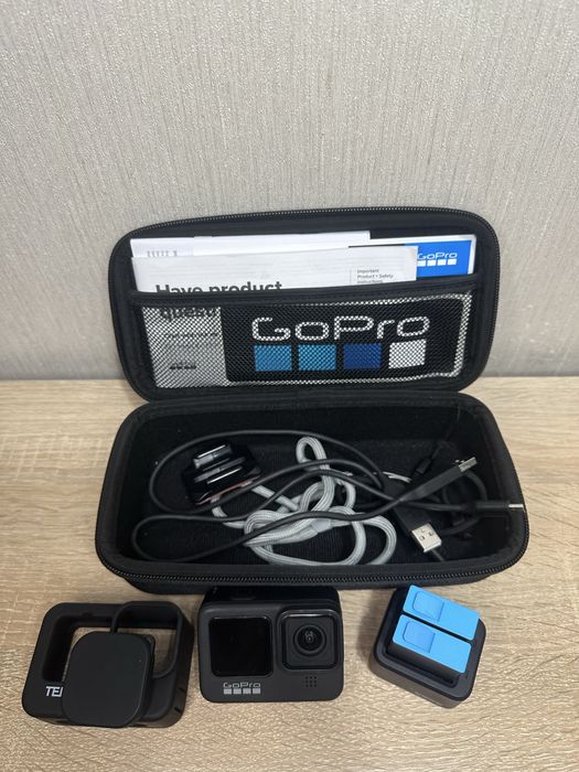 Екшн-камера GoPro HERO 9 Black +Подвійний зарядний пристрій+Акумулятор