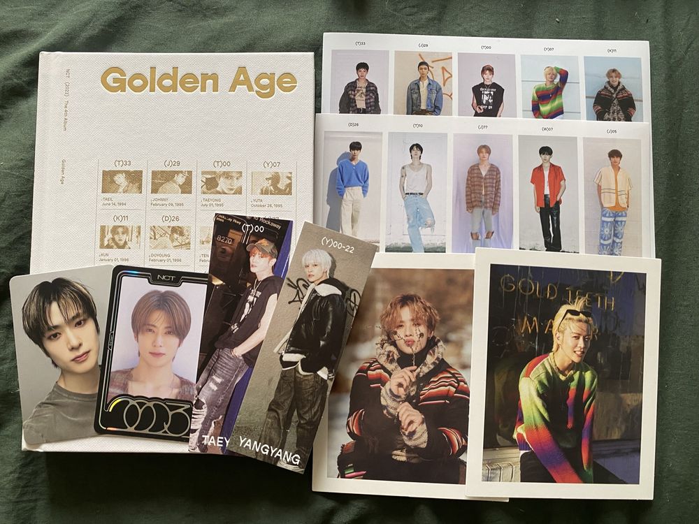 Album NCT Golden Age kpop pc photocard karta