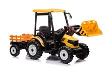 Traktor Na Akumulator Z Przyczepą Hercules Czerwony 24V