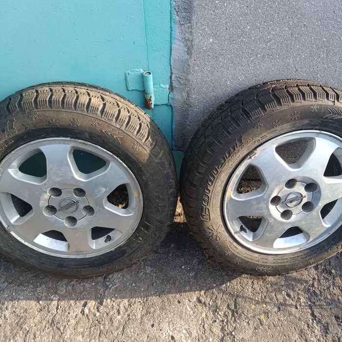 Оригінальні титанові диски /OPEL 5*110/ з резиною.