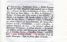 RARAS LEIS - Fim da Distinção de Cristãos Novos e Cristãos Velhos 1773