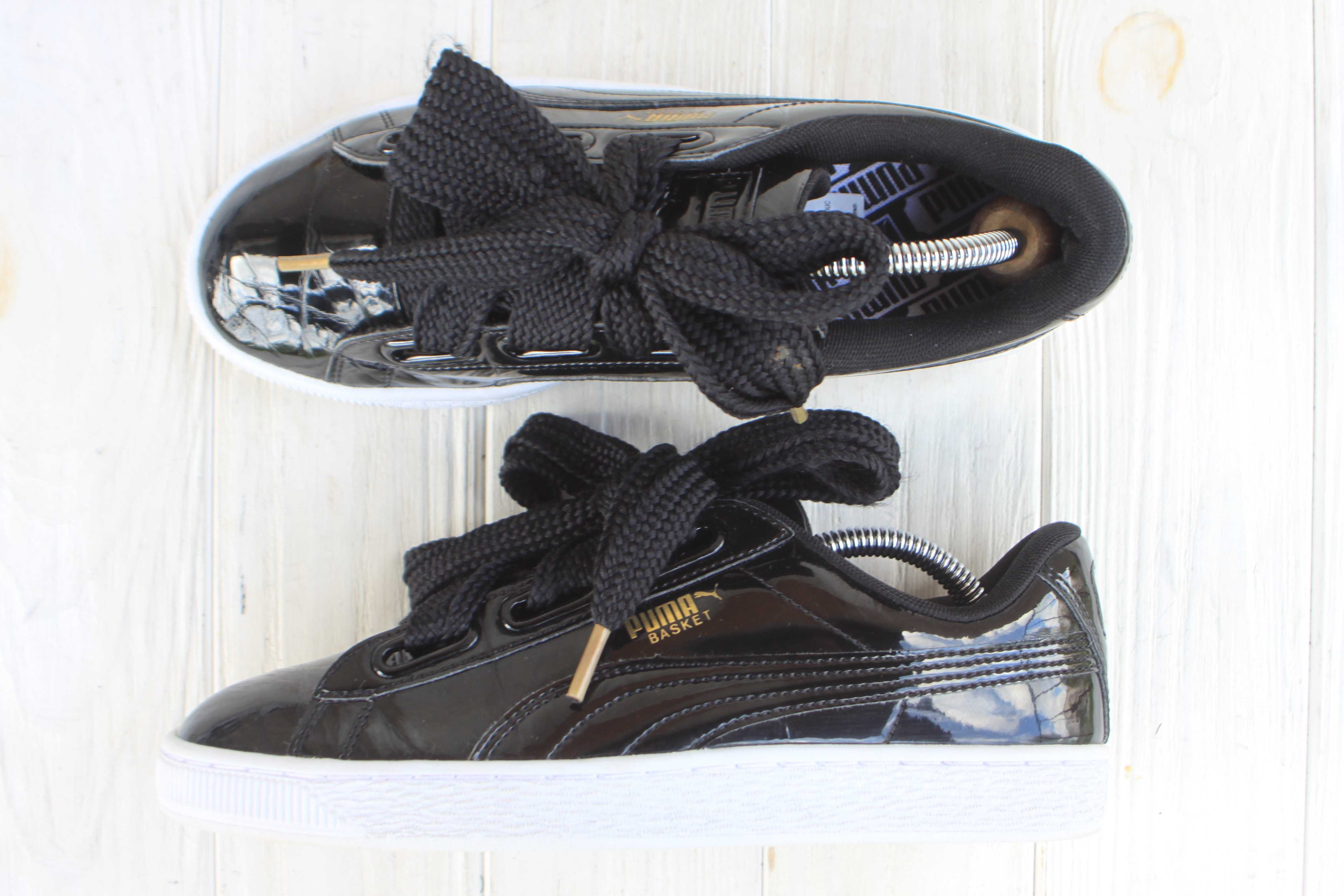 Кроссовки Puma Basket Heart Patent оригинал 38,5р кеды