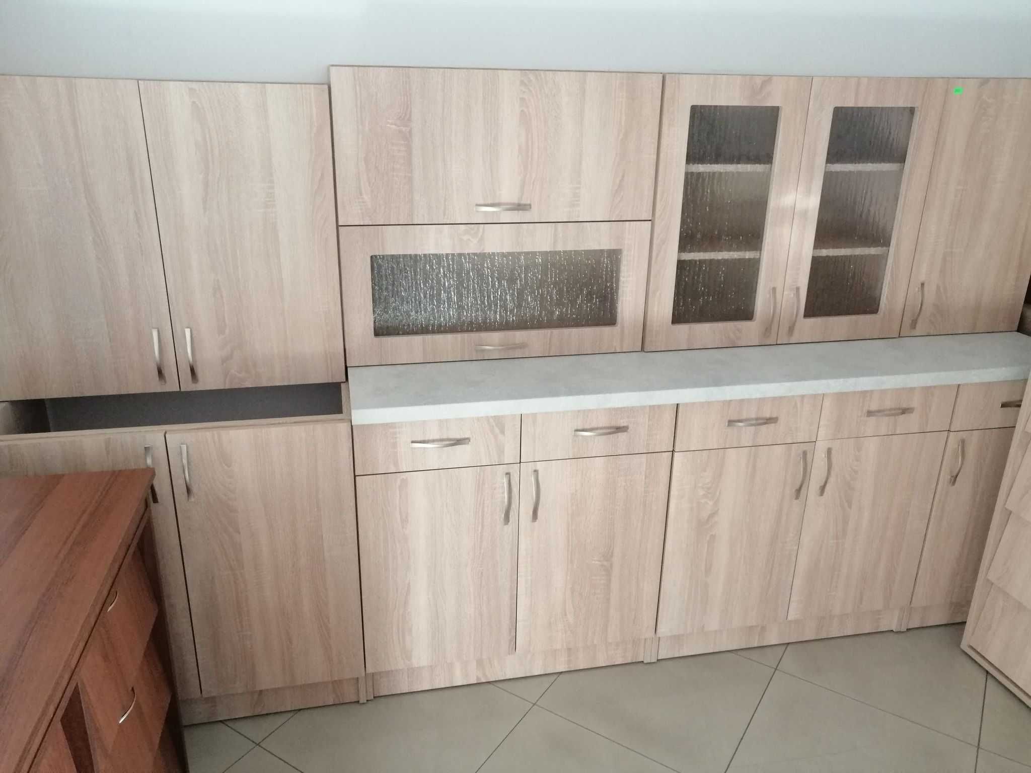 Meble kuchenne zestaw złożone 280cm zestaw mebli do kuchnii