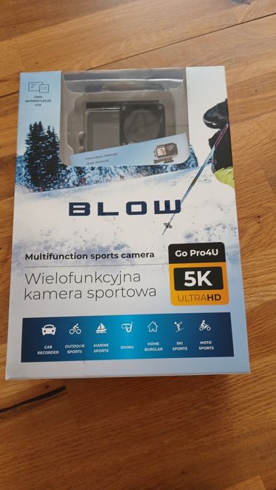 Kamera sportowa Go pro4u 5K UltraHD Gwarancja