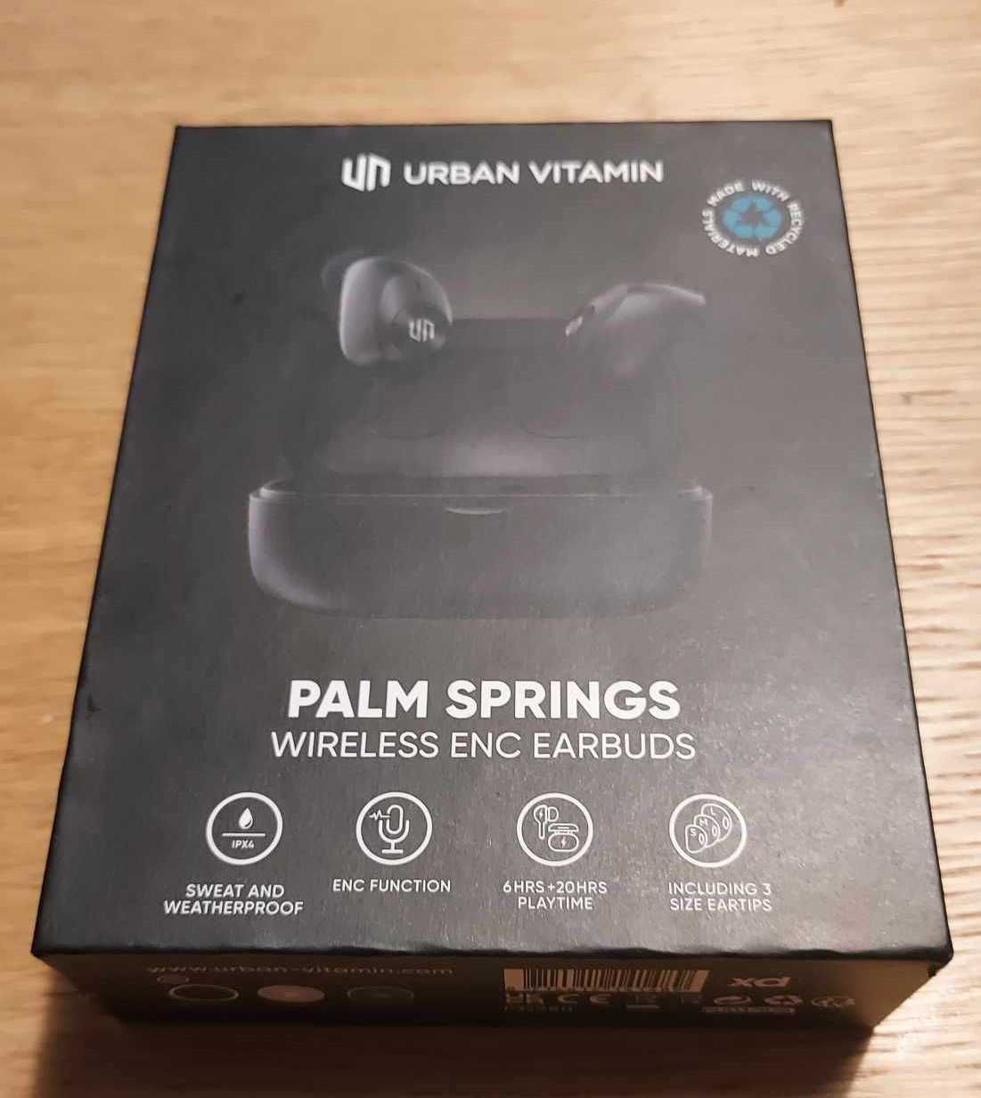Bezprzewodowe słuchawki douszne Urban Vitamin Palm Springs ENC nowe!!