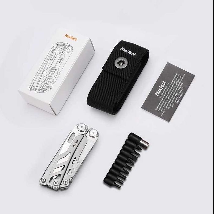 Мультитул Xiaomi NexTool Flagship Max NE20310 з набором біт і чохлом
