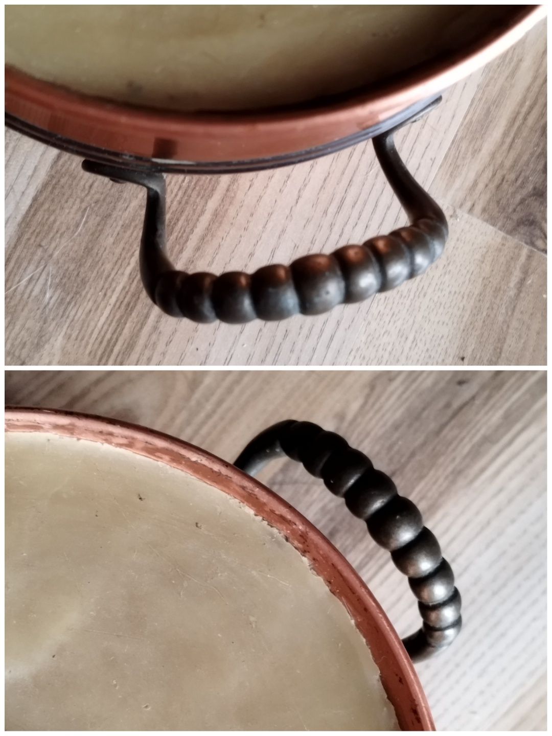 Świeca z wosku pszczelego w garnuszku / 2,3 kg
