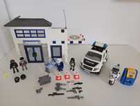 Playmobil komisariat policji + pojazd + piraci