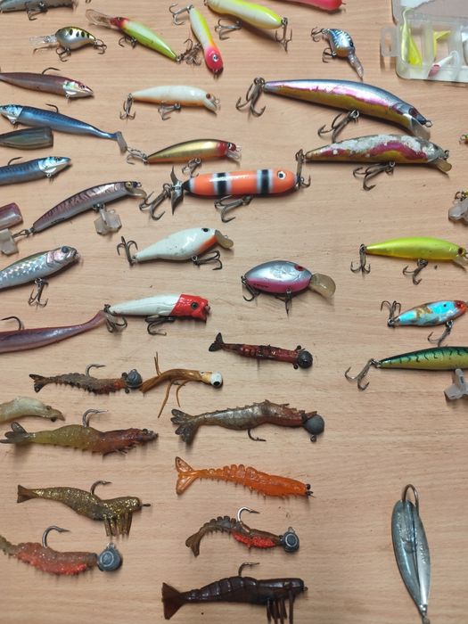 Kit completo de pesca – 4 varas, 2 carretos e várias iscas (170€