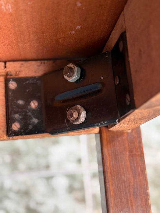 Stol 3-czesciowy rozkladany z lat 70