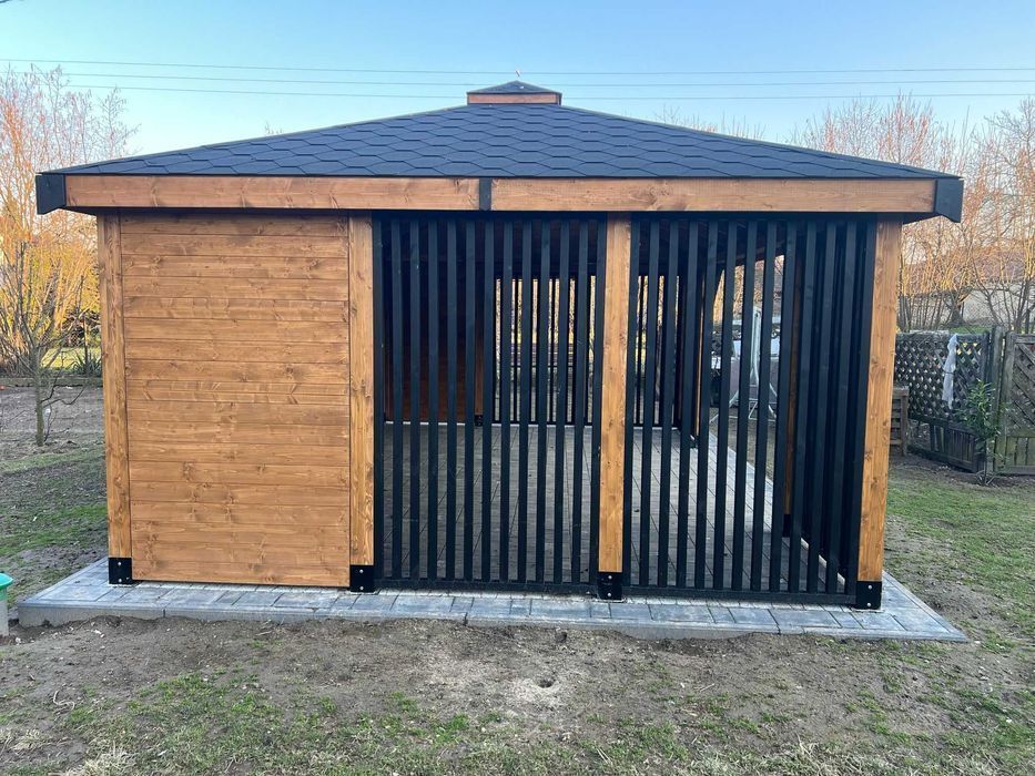 Altana altanka ogrodowa drewniana ,,Barcelona" 6x4m Hit !!!