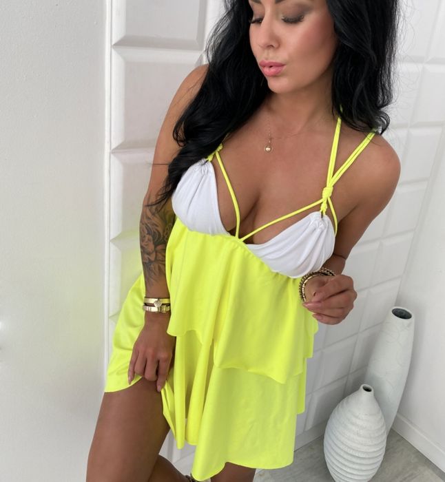 Nowość!! Sukienka  letnia  neon