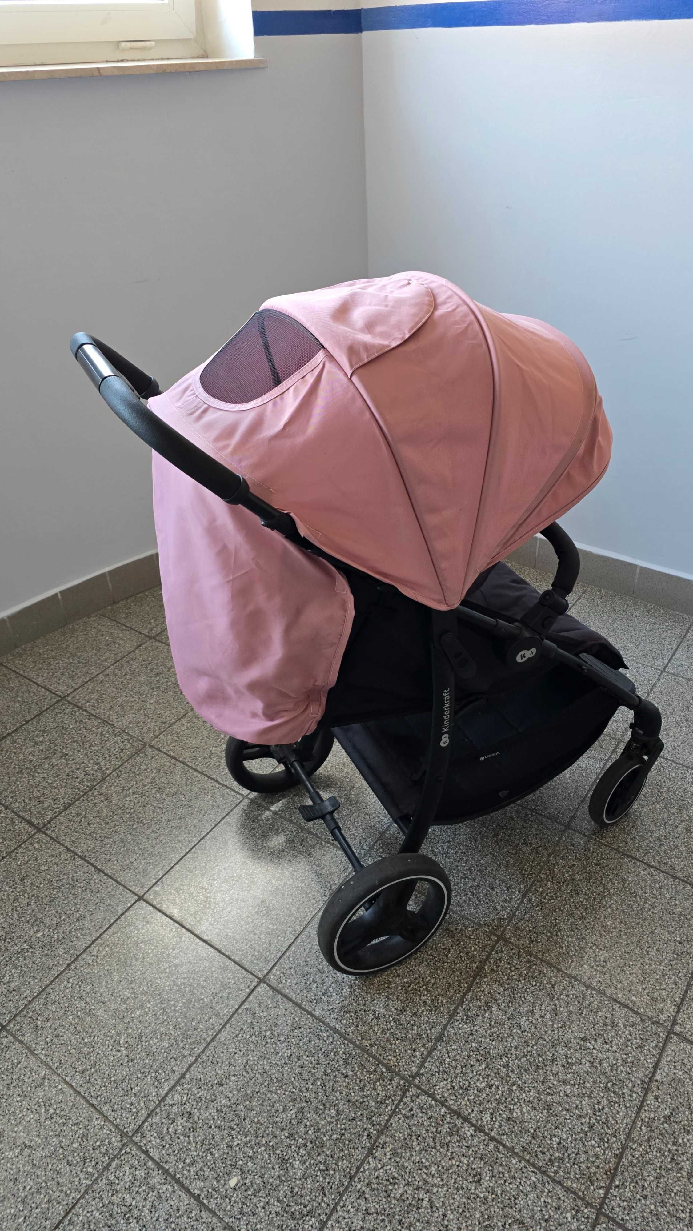 Wózek spacerówka Kinderkraft TRIG 2 różowy