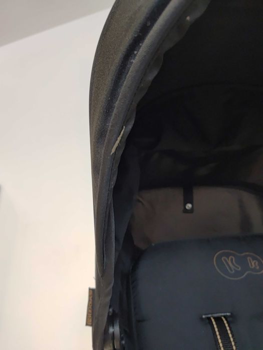 Wózek spacerowy spacerówka do 22 kg TRIG 3 Kinderkraft Czarny (B239)