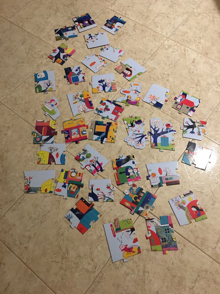 Puzzle gigante como novo