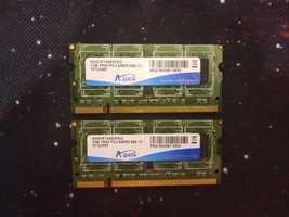 2 шт. Оперативна пам`ять Adata DDR2 ADOVF1A083FE 1Gb 1Rx8