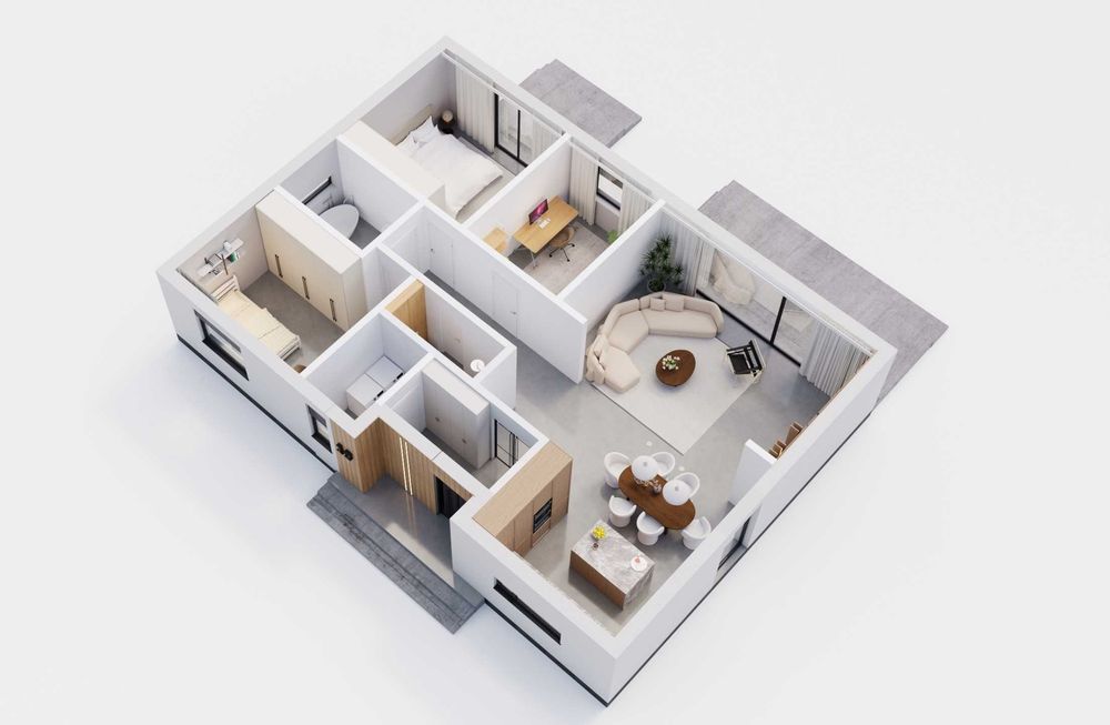 Dom 100 m² w 3 tygodnie, gotowy z zewnątrz, 274 000 zł brutto