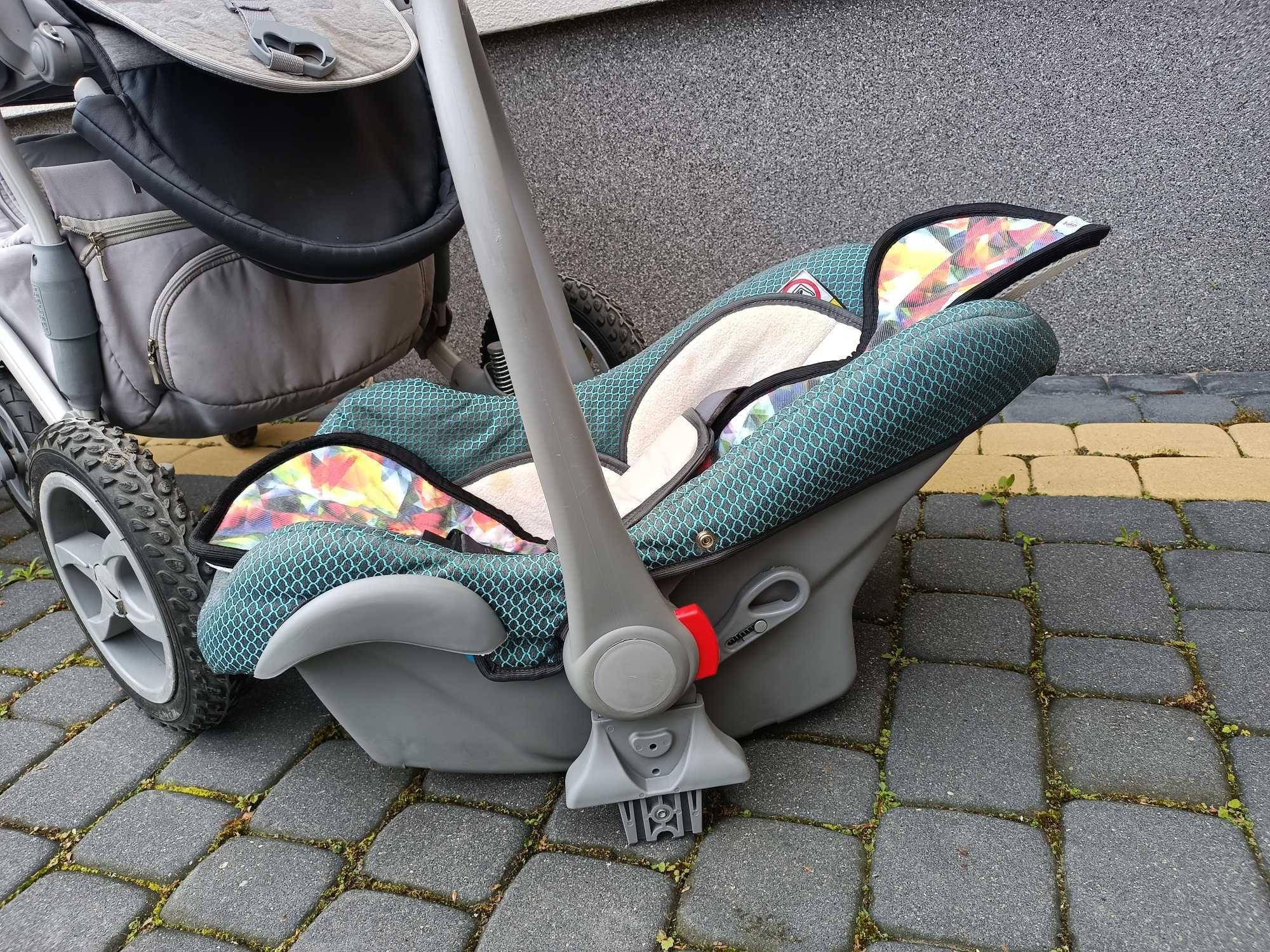 Wózek 3 w 1 dziecięcy