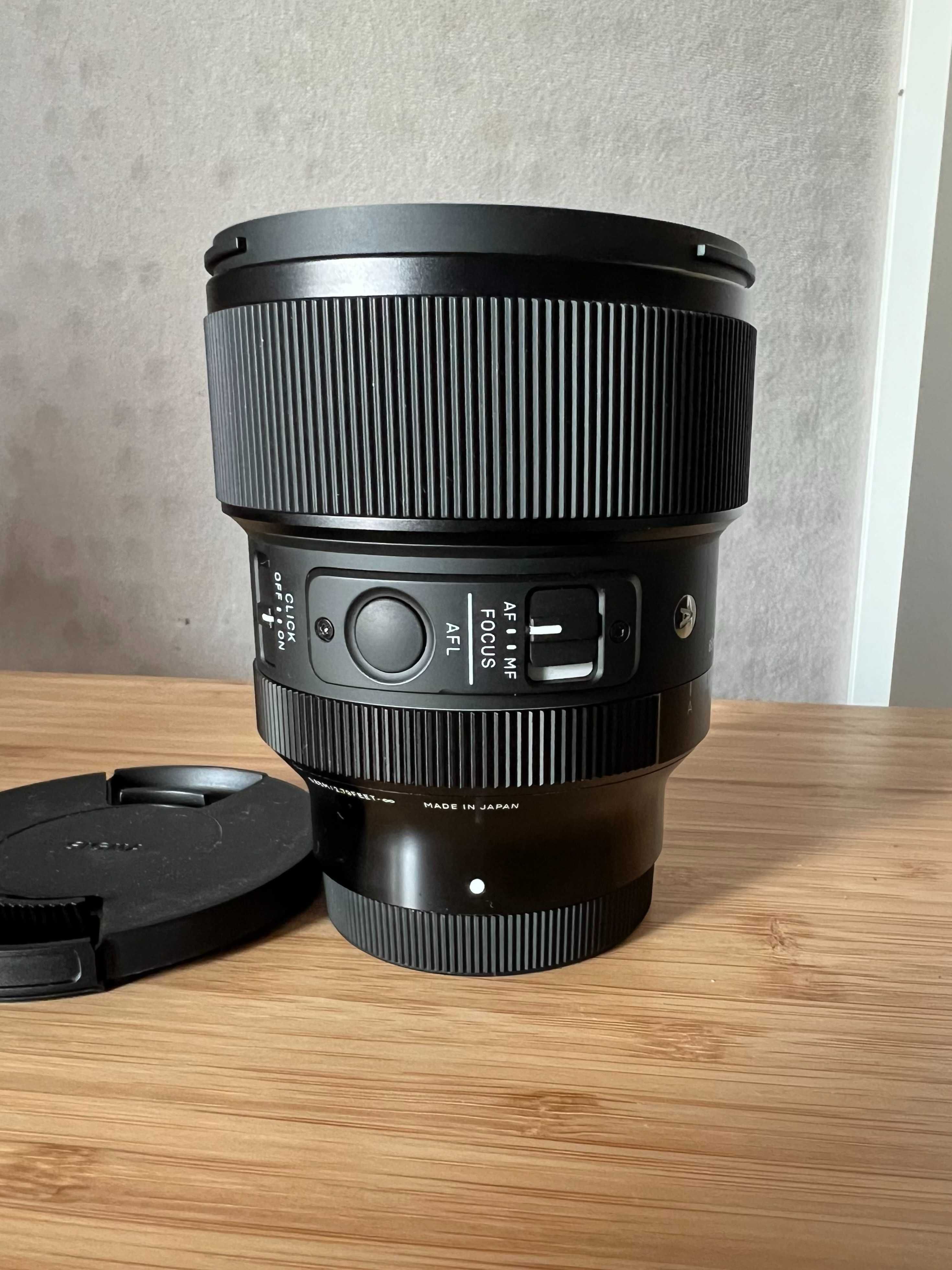 Obiektyw Sigma 85mm F1.4 DG DN Art | SONY E | ŚWIETNY STAN