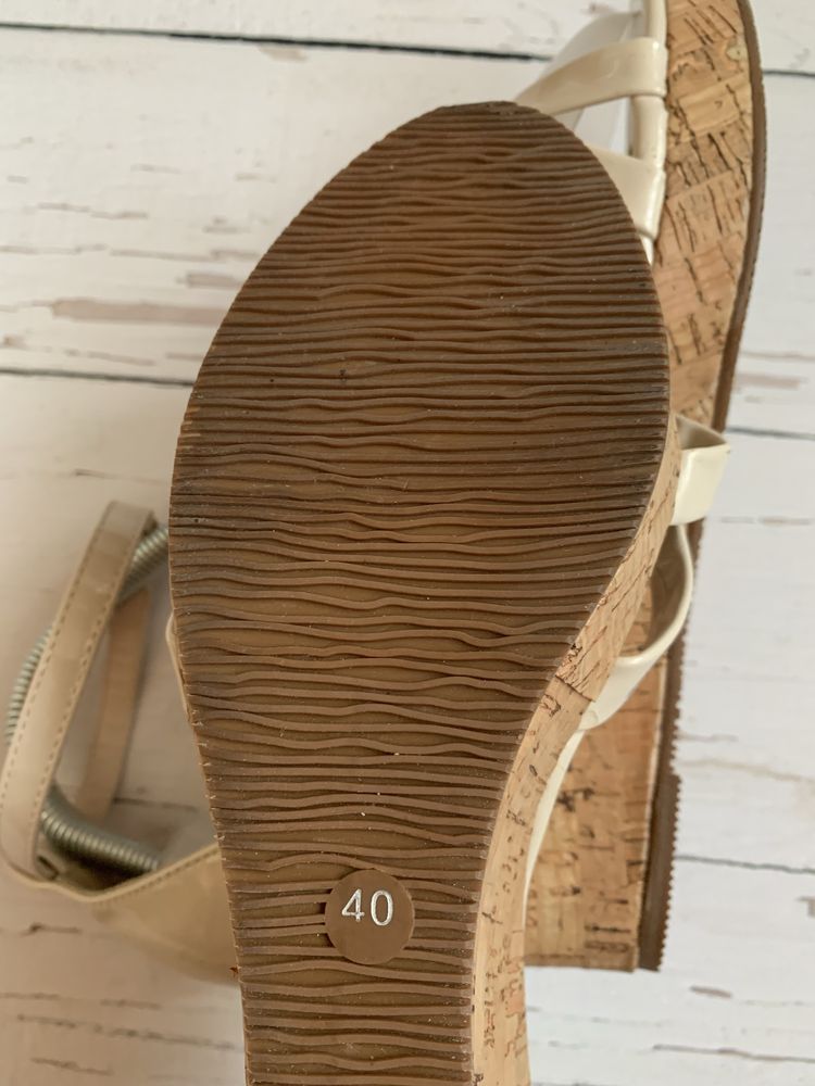 Espadryle Damskie Sandały Na Koturnie Chic Nana 40 Komfortowe Idealne