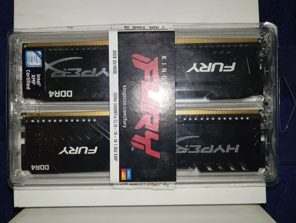 kingston Fury Hyper ddr4 2x8
