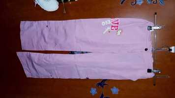 Różowe spodnie - rozmiar 152