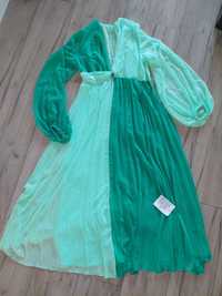 Sukienka Asos nowa zielona rozmiar 38 na wesele okazje wyjście