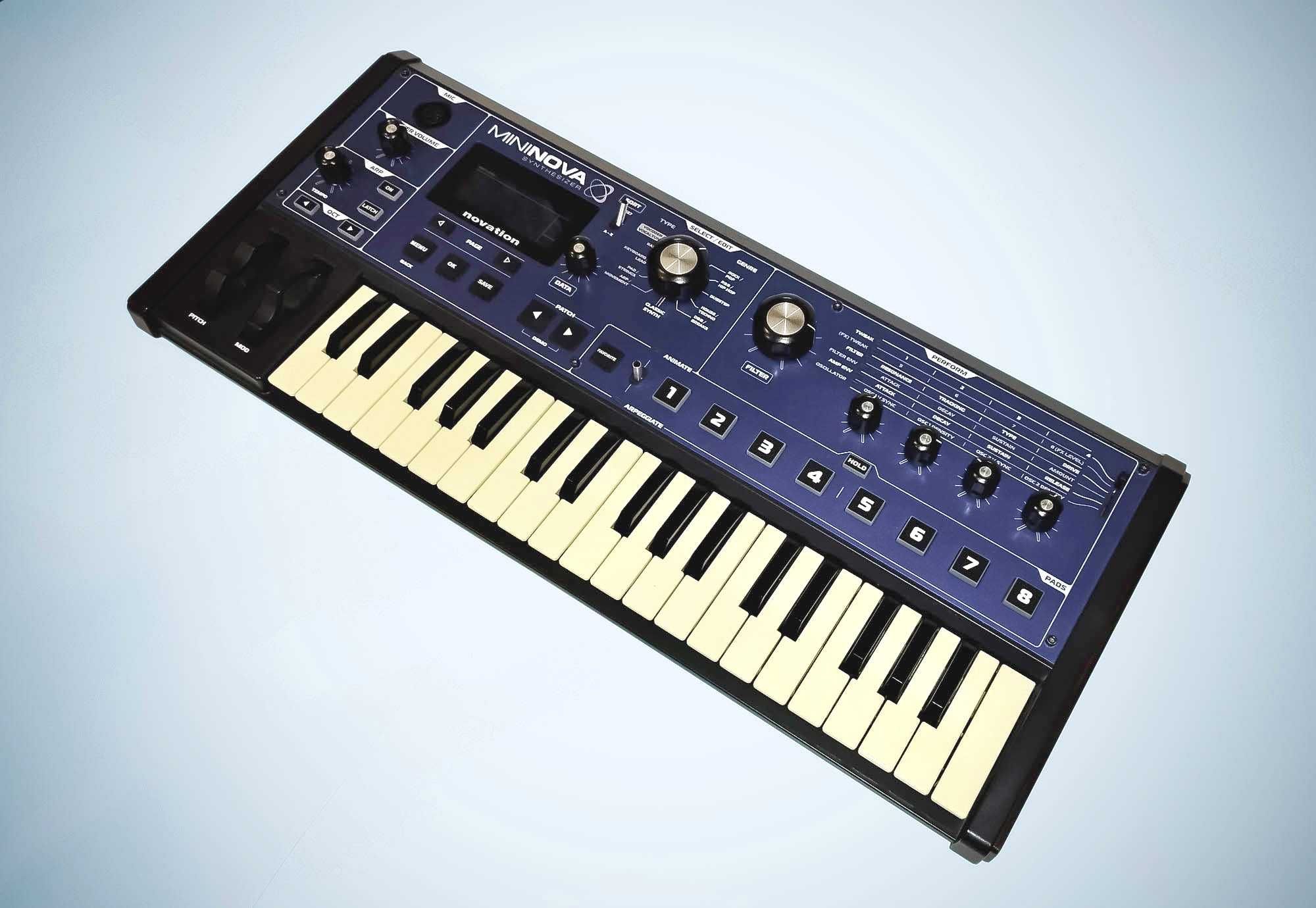 Novation Mininova - Синт, цифро-аналоговий, вокодер, процесор ефектів