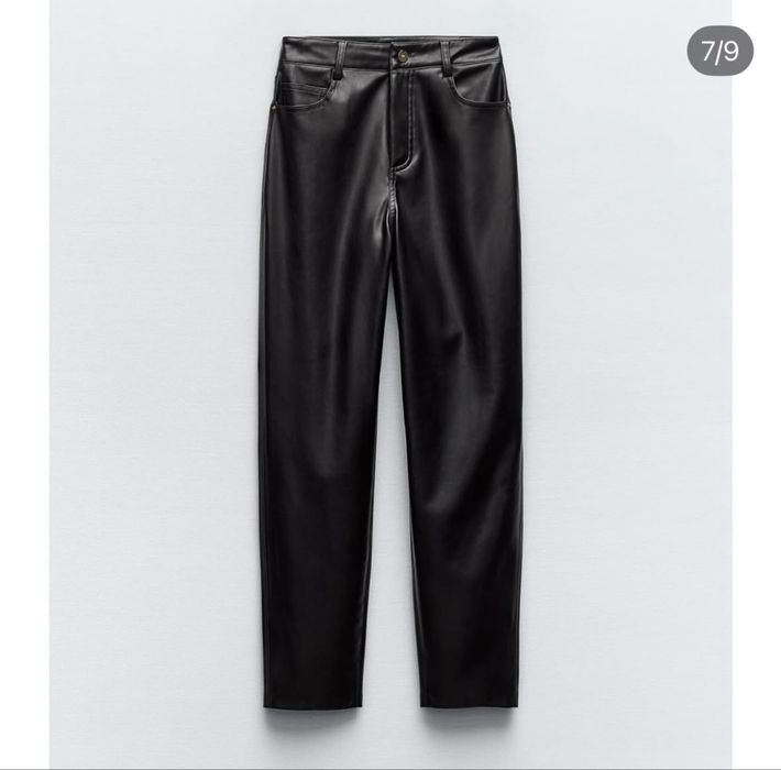 Штани з екошкіри Zara