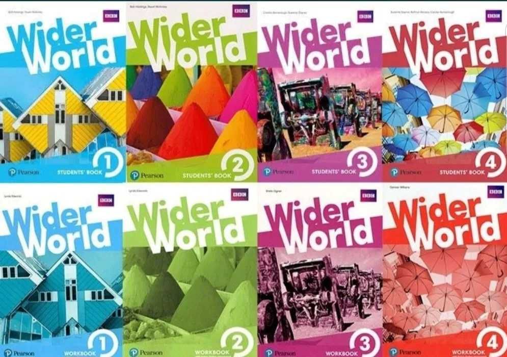 Wider World S 1 2 3 4  Комплект Students Book і Workbook