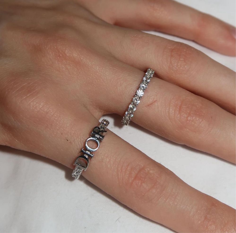 Кольцо Dior logo оригинал